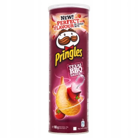 Chipsy Pringles Texas BBQ Sauce w tubie 165 g