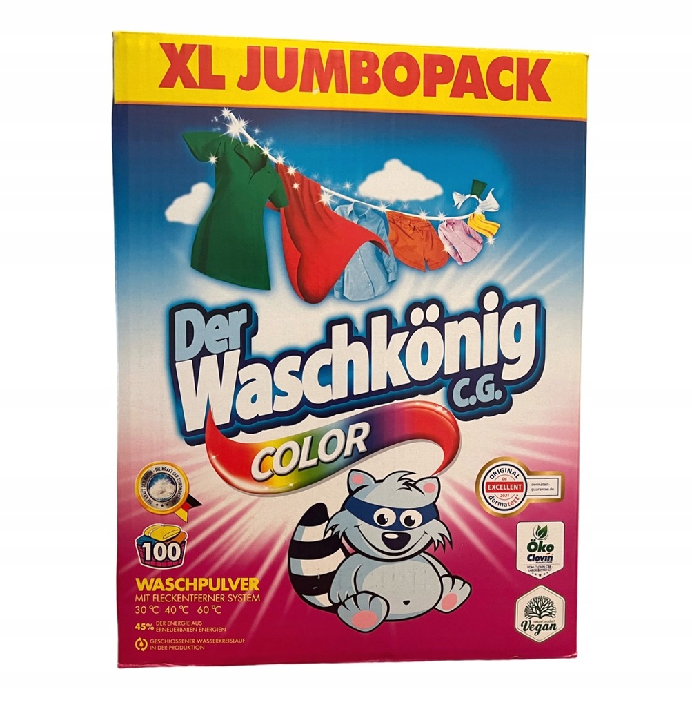 PROSZEK DO PRANIA Waschkonig Color z Niemiec 6,5kg