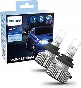Philips żarówki LED H11 Ultinon Pro3021 6000K Przednie 20W , 12V