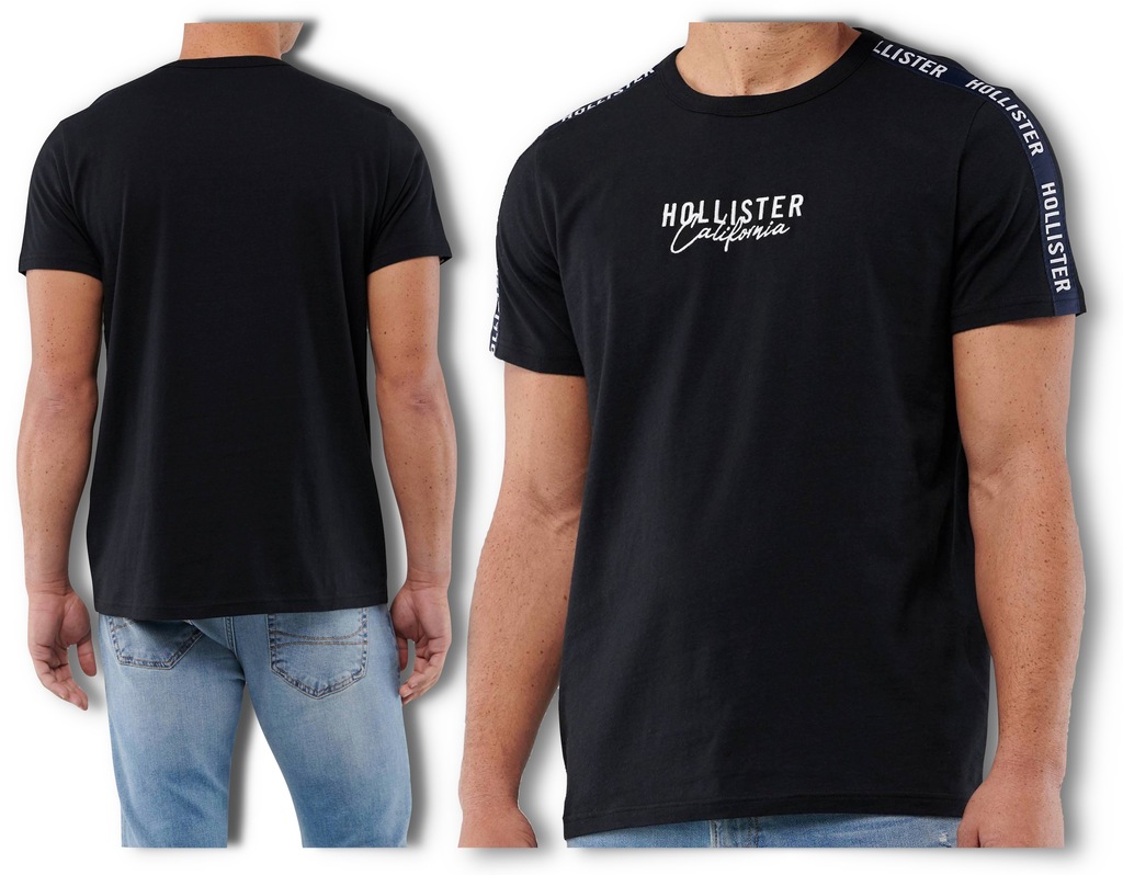 t-shirt męski HOLLISTER by Abercrombie rozmiar M