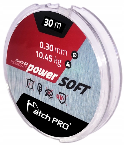 Matchpro POWER SOFT Żyłka PRZYPONOWA 30m 0,25mm