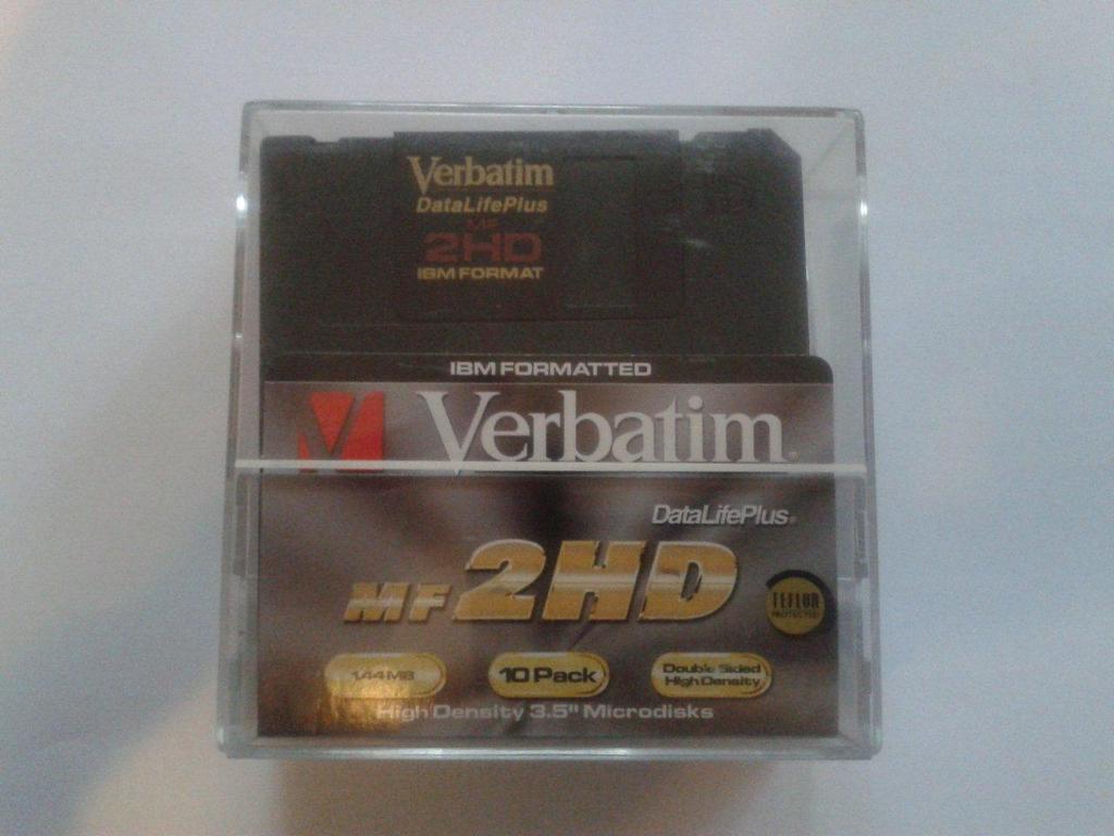 Dyskietki Verbatim MF2HD - 10 szt w pudełku