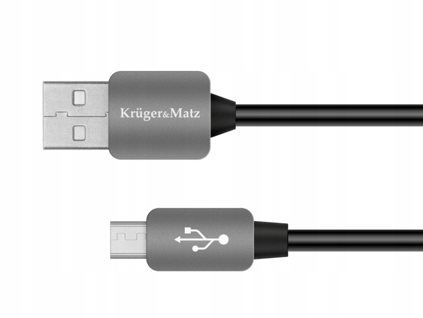 Kabel USB - micro USB wtyk-wtyk 0.2m KrugerMatz