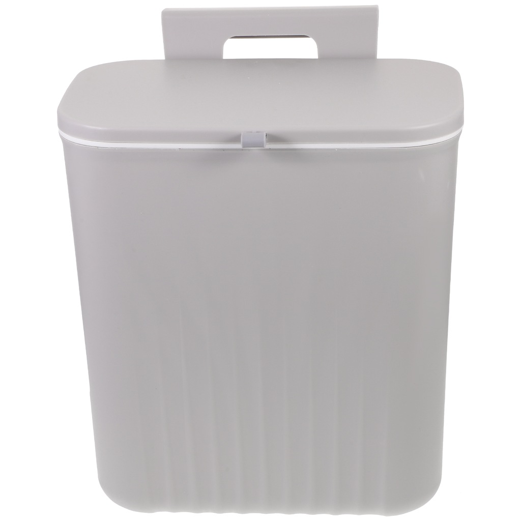 WALL-MOUNTED TRASH CAN WITH LID LAUNDRY ROOM