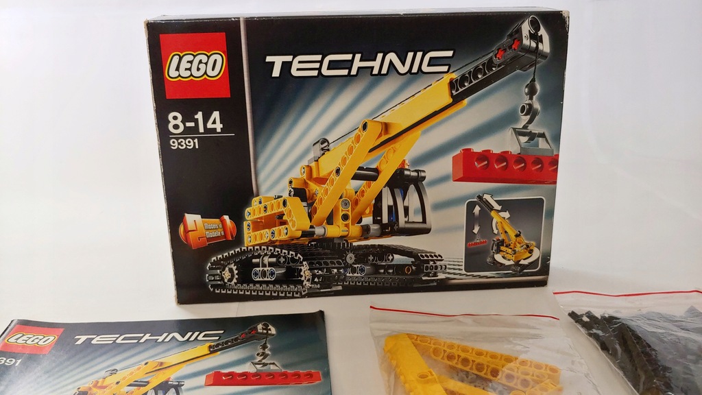 Klocki LEGO Technic 9391 D??wig g??sienicowy - 11974691394 - oficjalne archiwum Allegro