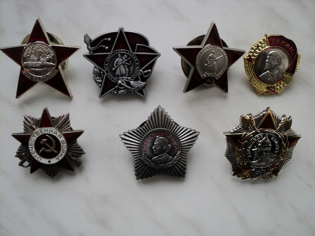 odznaczenia ZSRR - zestaw