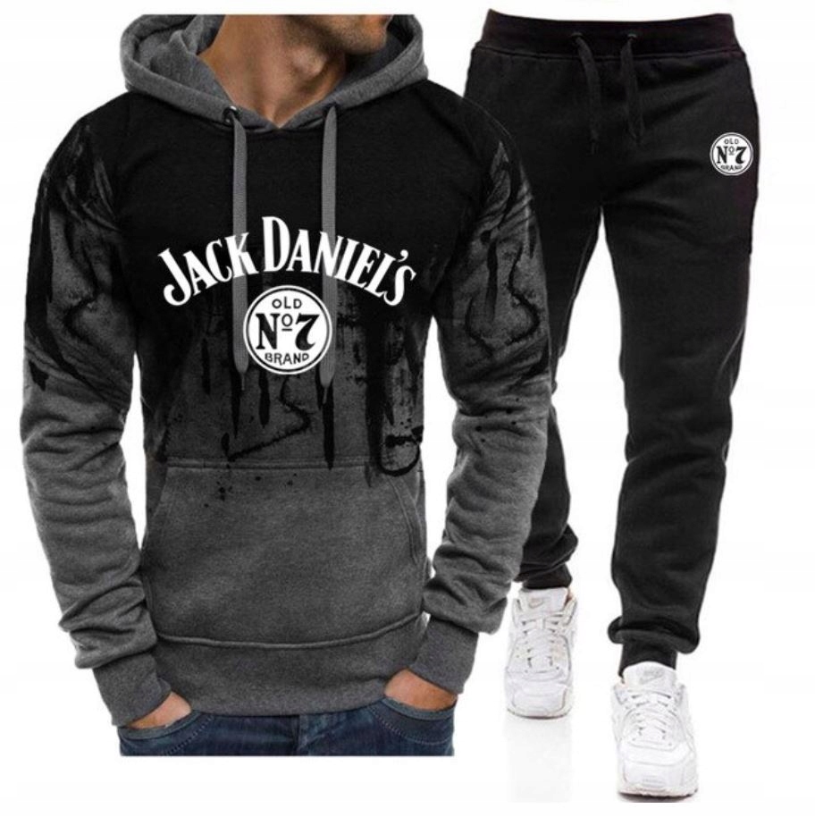 MĘSKIE SPORTOWE DRESY JACK BLUZA + SPODNIE r. 4XL