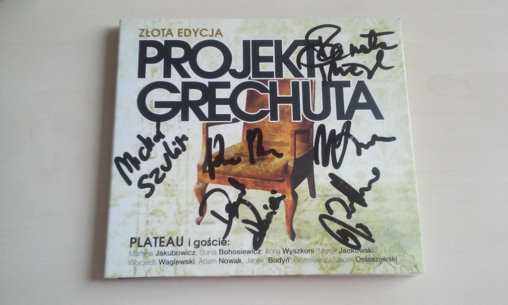 PLATEAU - PROJEKT GRECHUTA ZŁOTA ED z autografami