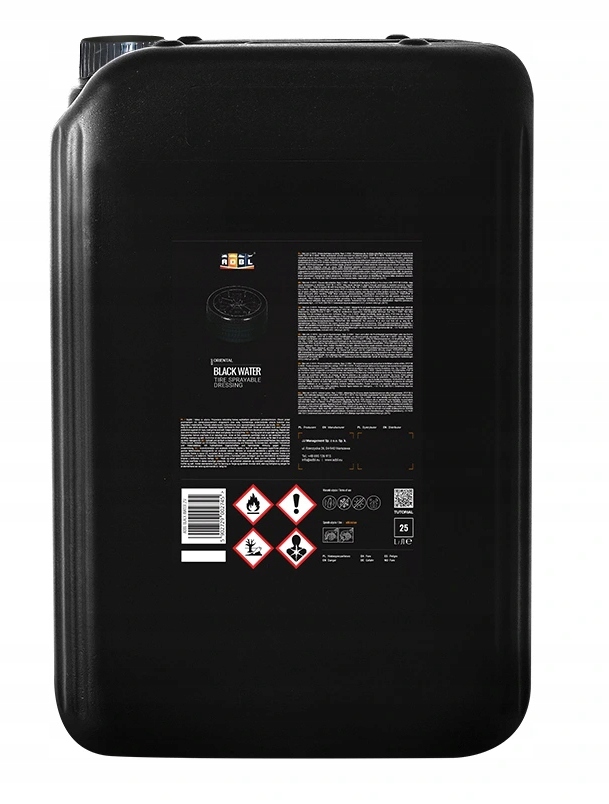 ADBL BLACK WATER - PŁYNNY DRESSING DO OPON 25 L