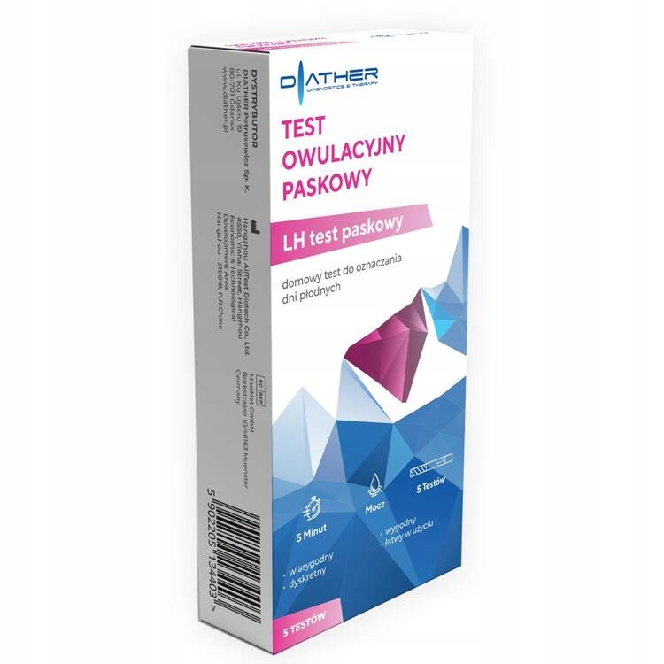 DIATHER Test owulacyjny paskowy 5 szt.