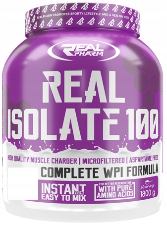 Real-Pharm Isolate 1800g izlolat Wanilia SŁÓJ