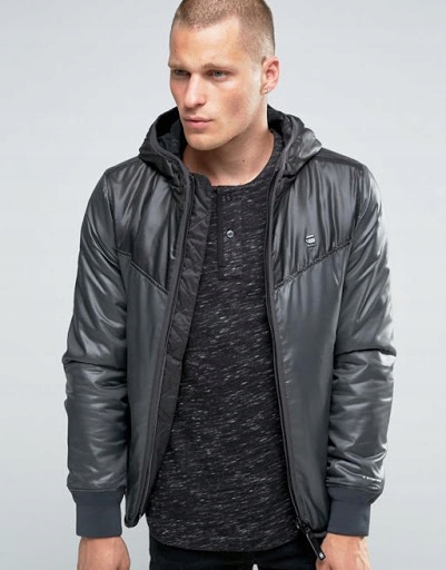 Kurtka GSTAR RAW Setscale Nylon S M Czarna Kaptur