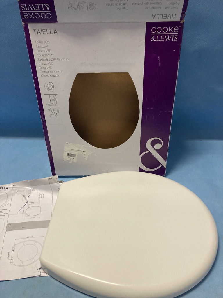 Deska WC wolnoopadająca z duroplastu biała TIVELLA 13351292223 oficjalne archiwum Allegro