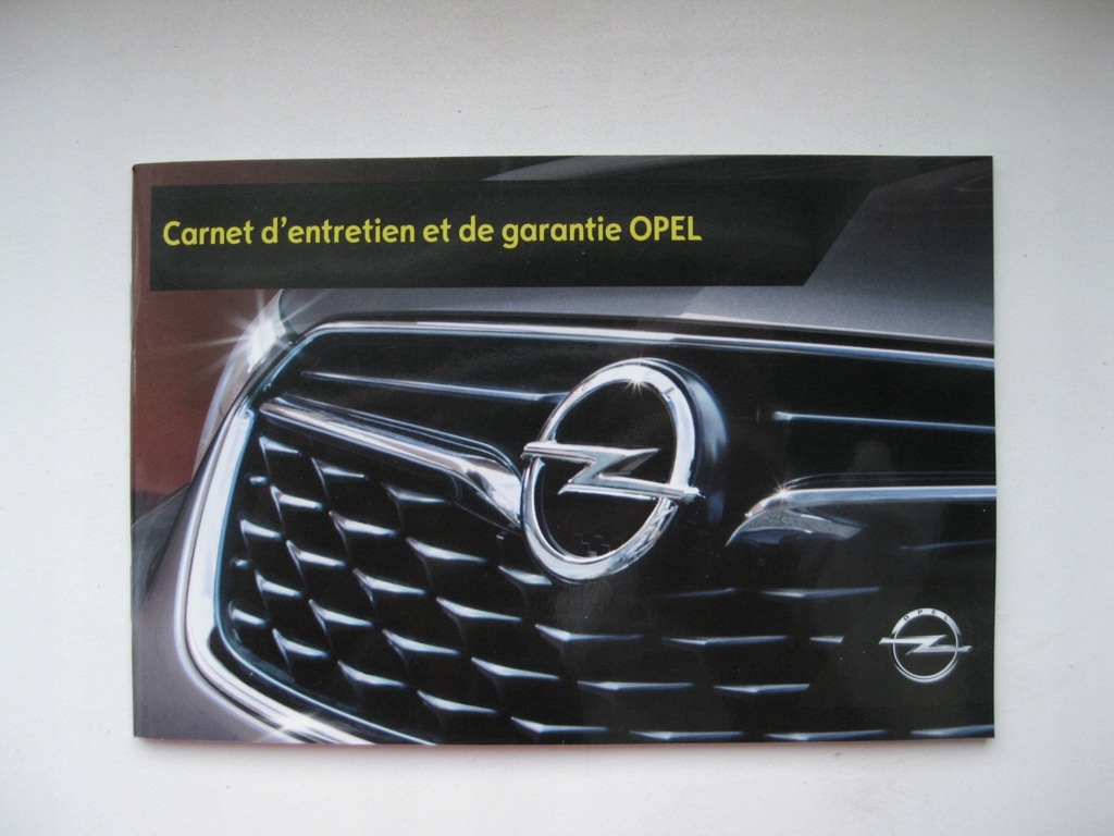 OPEL Francja książka serwisowa Opel Francuska 2017