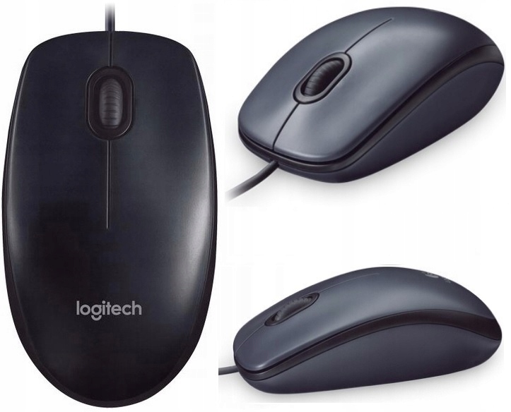 Купить Logitech M90 графитовый USB 1000 DPI Проводная мышь: отзывы, фото, характеристики в интерне-магазине Aredi.ru