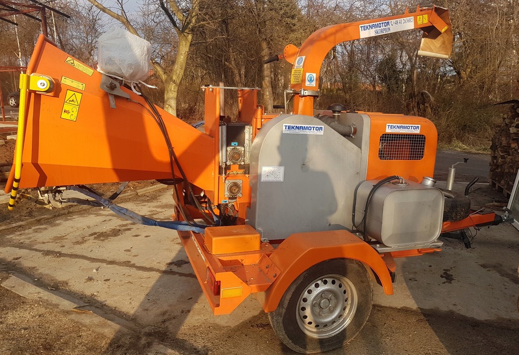 Rębak mobilny bębnowy Teknamotor Skorpion 280 SDB