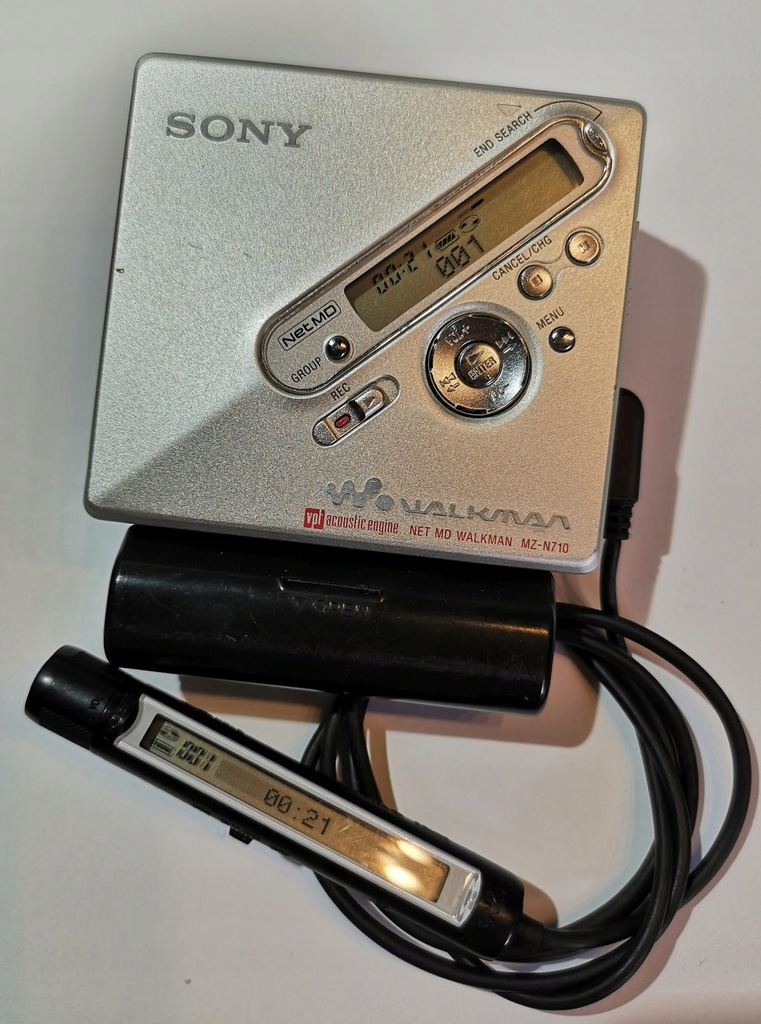 MiniDisc SONY MZ-N710 Komplet