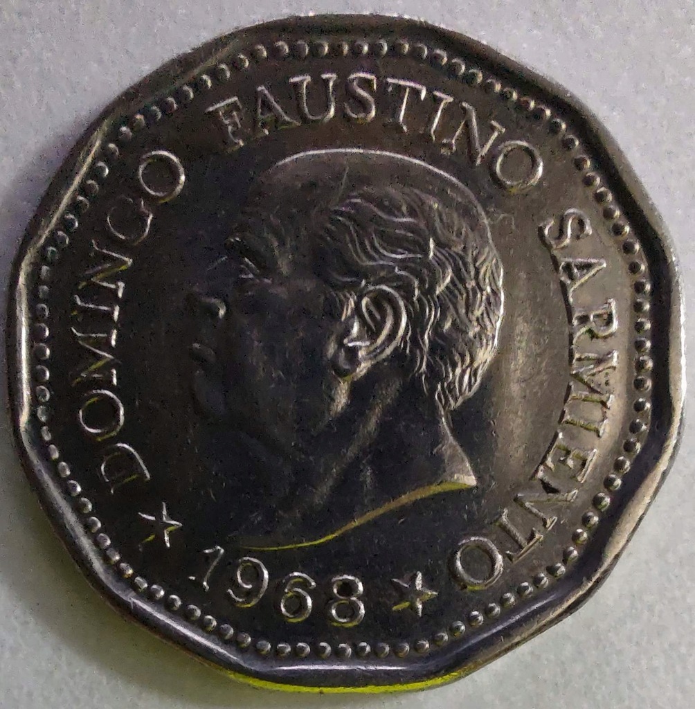 0746 - Argentyna 25 peso, 1968