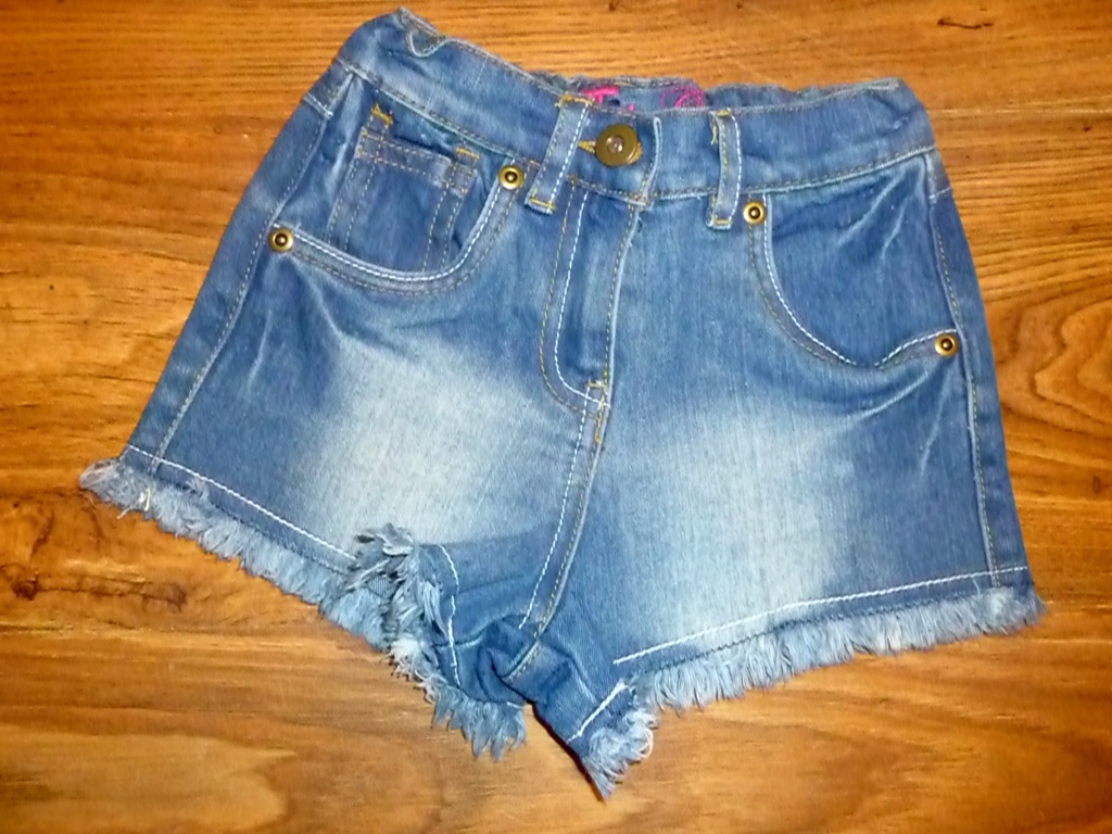 Krótkie spodenki jeansowe TU 98 cm IDEAŁ
