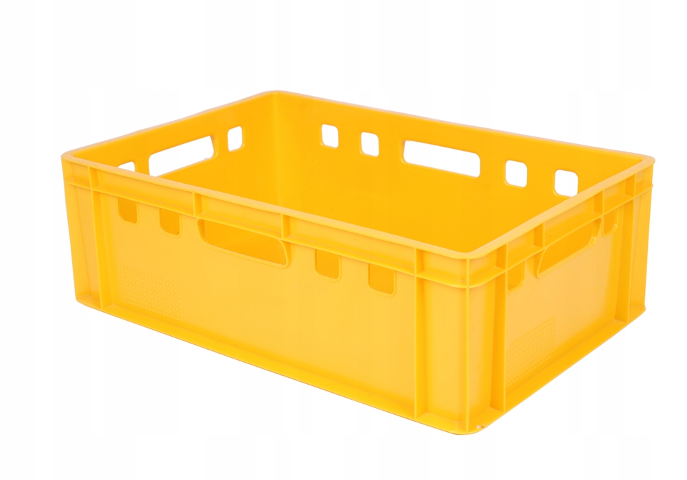 E2 skrzynka plastikowa EURO na mięso 600x400x200 - 7782834761 ...
