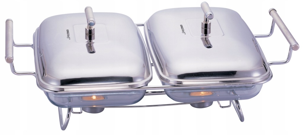 PODGRZEWACZ STOŁOWY ŻAROODPORNY 2 x 1.5L KiNGHOFF KH-1416