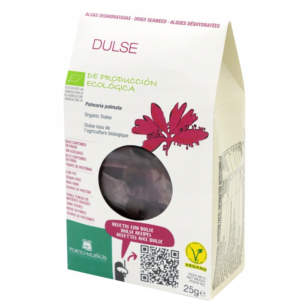 ALGI MORSKIE suszone algi Dulse Bio 25g