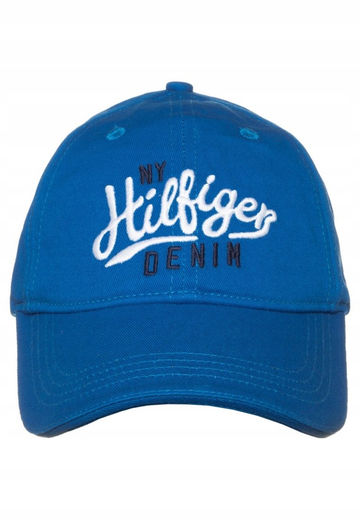 Tommy Hilfiger nowa niebieska czapka r.56
