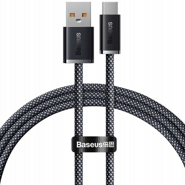 Kabel Baseus Dynamic Series kabel USB - USB Typ C 100W 1m szary Slate Gray