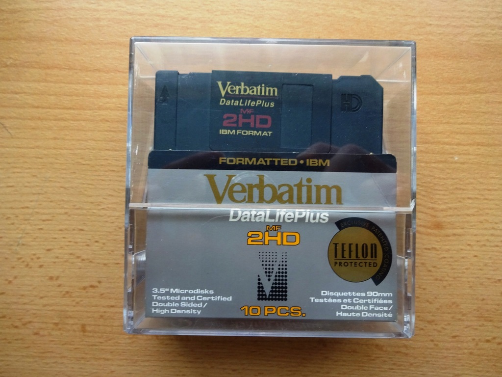 Verbatim MF2HD dyskietki 3,5 7 szt, pudełko