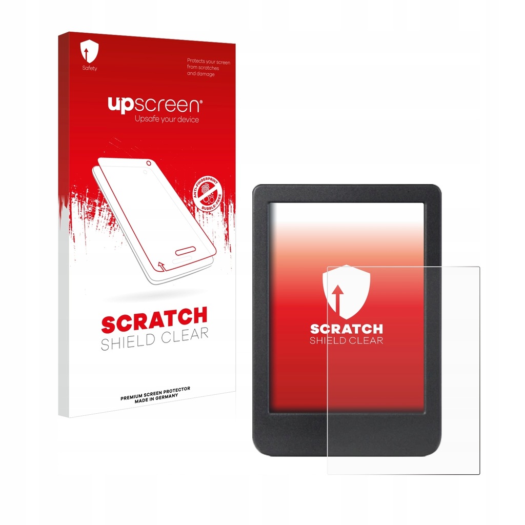 upscreen Scratch Shield Clear Screen Protector for Kobo Clara Colour