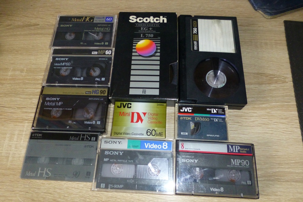 Kasety video 8 beta mini dv 12186417930 oficjalne archiwum Allegro