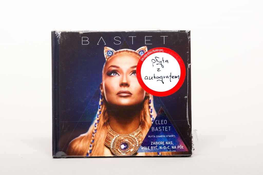 płyta z autografem CLEO "Bastet"