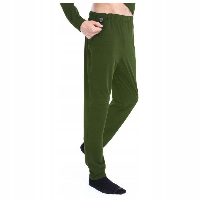 Spodnie z ogrzewaniem Glovii GP1CS (S; kolor zielo