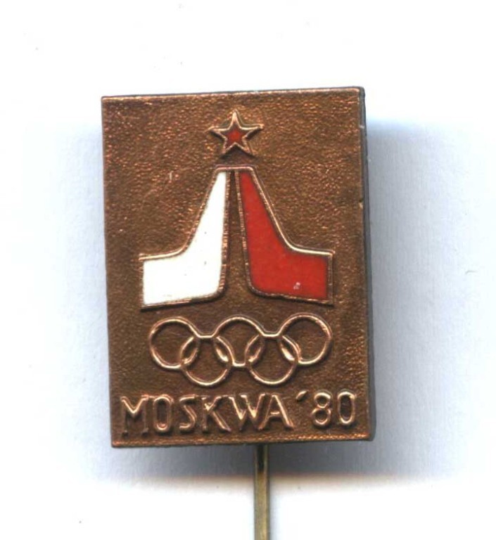 przypinka odznaka sportowa MOSKWA PKOL Igrzyska