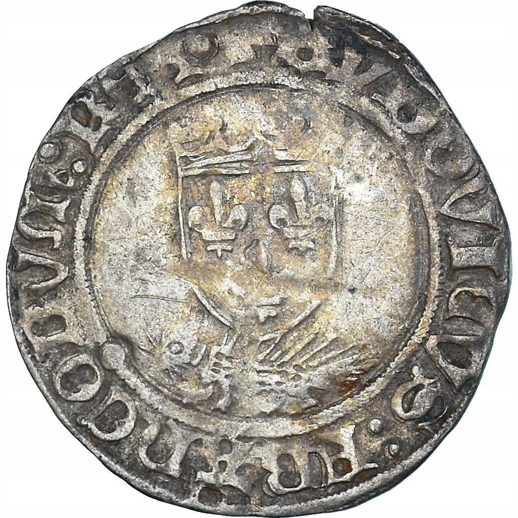 Moneta, Francja, Louis XII, Douzain au porc-épic,