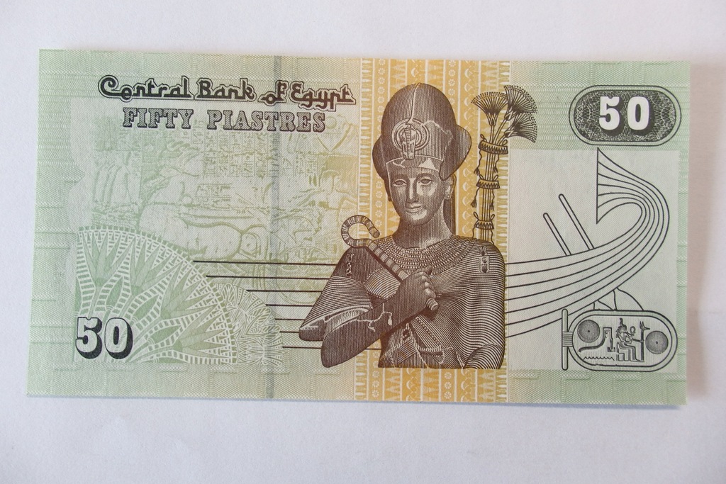 Banknot Egipt 50 Piastres (X1499)