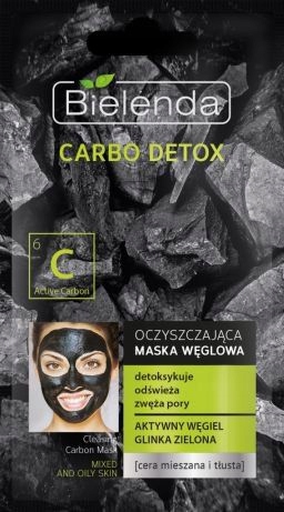 BIELENDA CARBO DETOX Maska Węglowa GLINKA