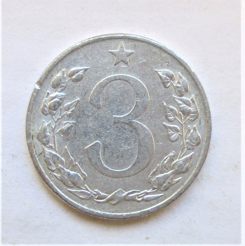 3 Halerze 1953 r. Czechosłowacja