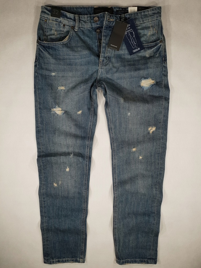 RESERVED R10 regular fit jeans NOWE W33L32 86cm
