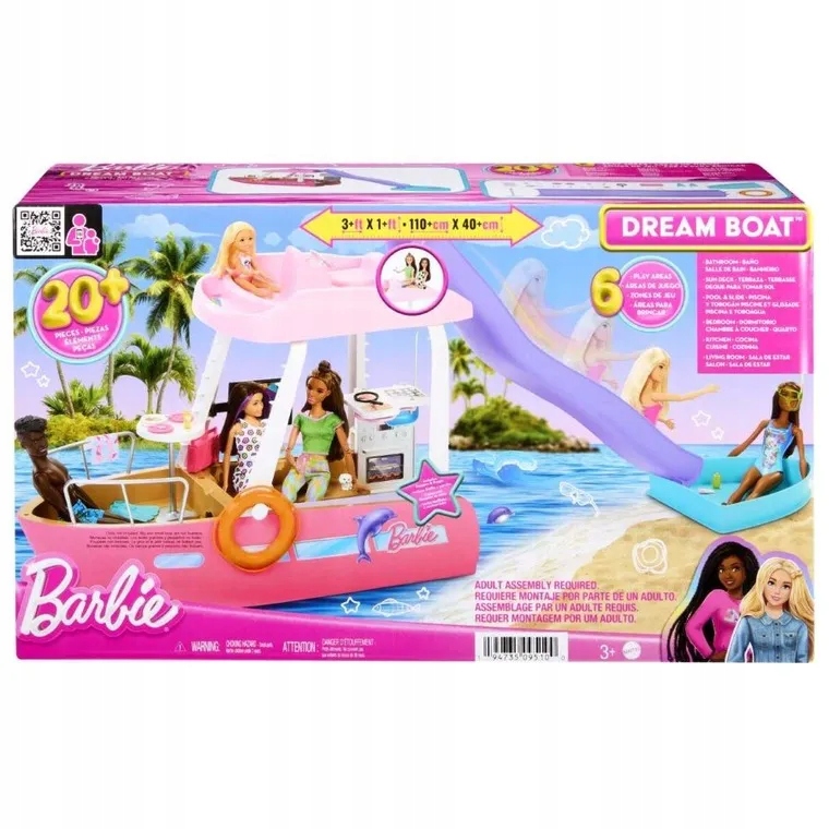 Barbie Wymarzona łódka DreamBoat HJV37