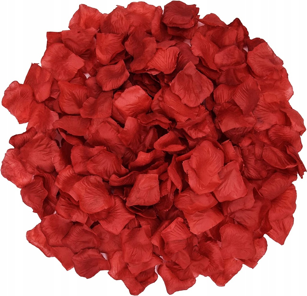 1200 sztuk oddzielonych sztucznych płatków róży