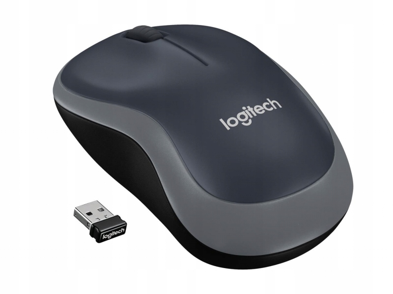 Купить Беспроводная мышь LOGITECH M185 Nano, СЕРАЯ: отзывы, фото, характеристики в интерне-магазине Aredi.ru