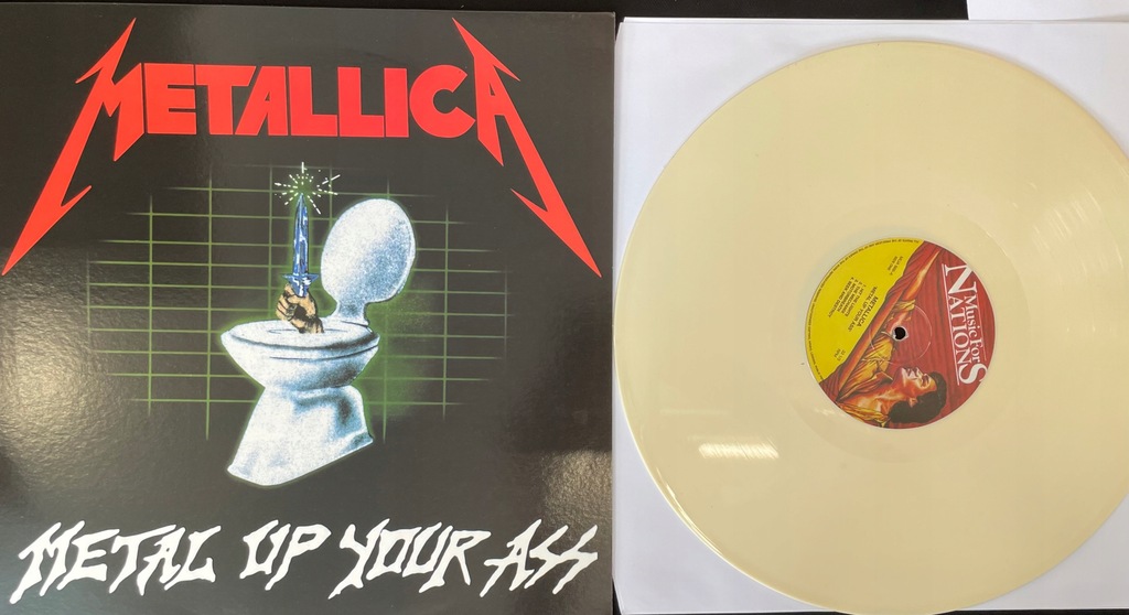 Metallica – Metal Up Your Ass LP biały winyl RAR