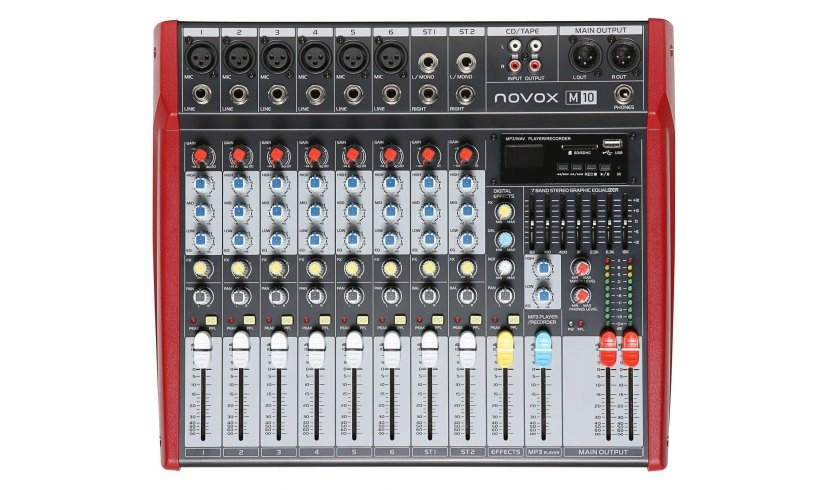 Mikser Novox M10 z odtwarzaczem MP3- Sd usb
