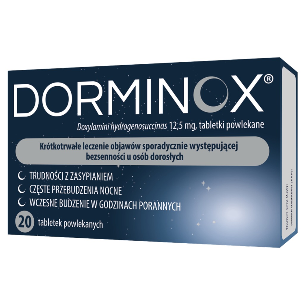 Dorminox 20 tabletek