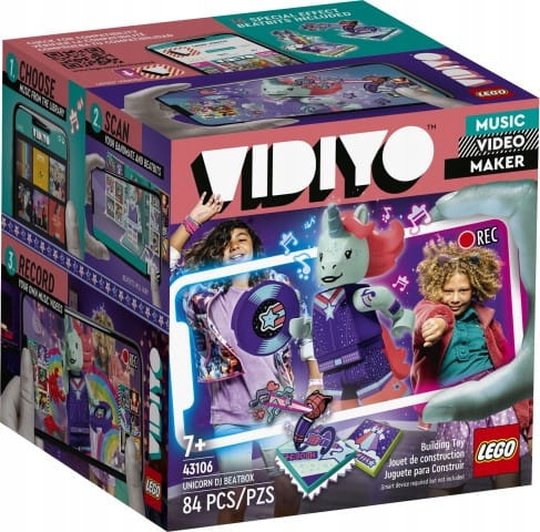 LEGO Klocki VIDIYO 43106 Unicorn DJ Beatbox