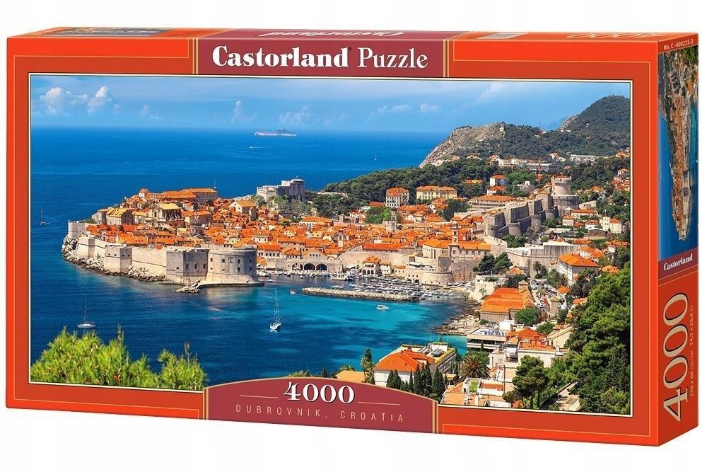 PUZZLE 4000 CROATIA - DUBROVNIK CASTOR, CASTORLAND