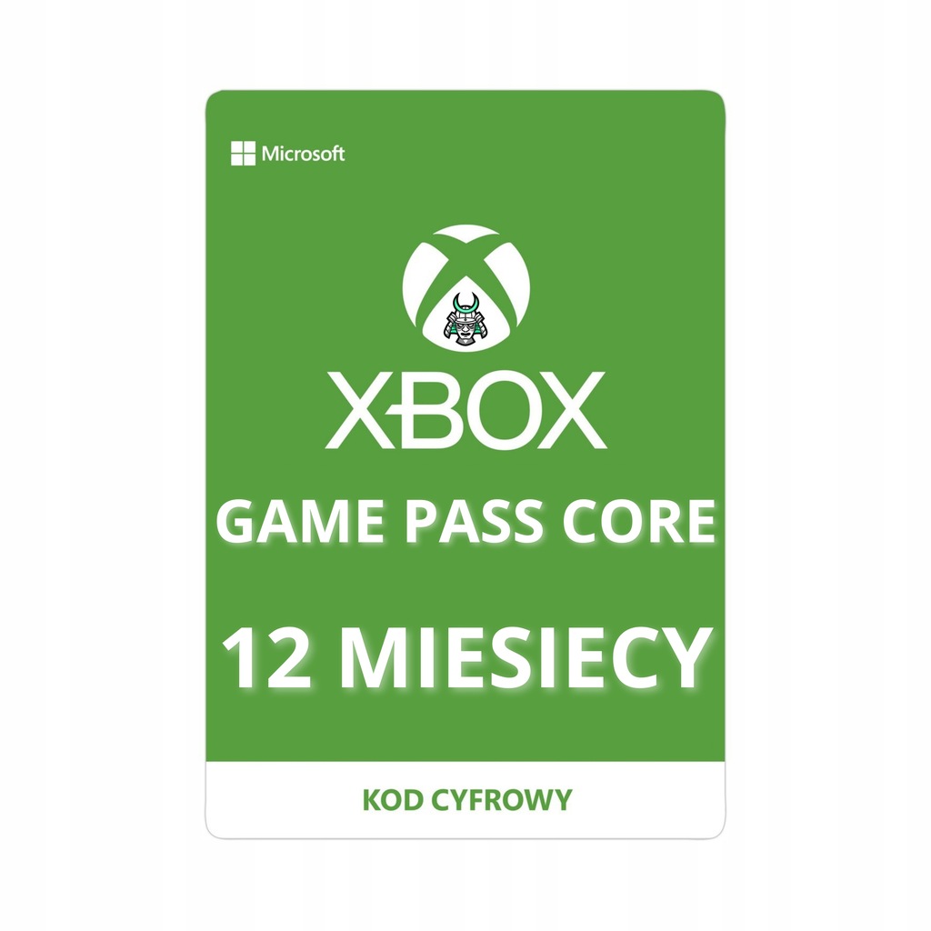 XBOX GAME PASS CORE - KLUCZ - KOD - VOUCHER - 12 MIESIĘCY - VPN