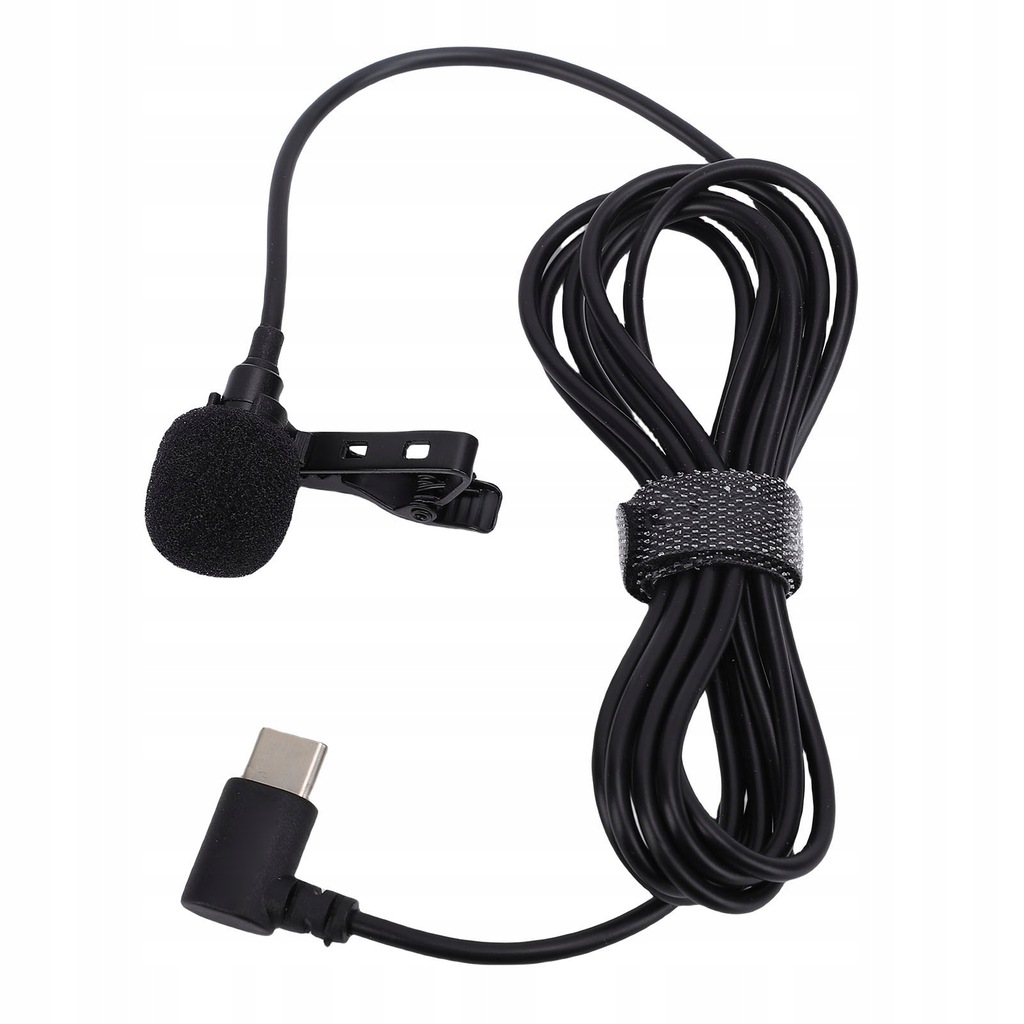 Lavalier Micophone USB Type C Pnered Mic Lapel do wywiadu nagranie XR