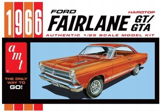 MODELE SAMOCHODÓW DO SKLEJANIA Samochód 1966 Ford Fairlane GT 1:25 - AMT